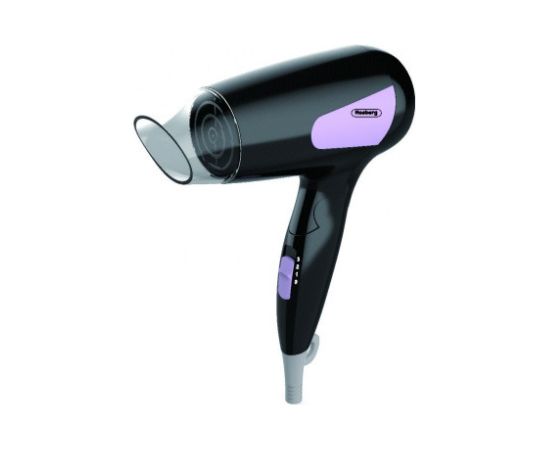 Matu fēns, 1200W, Salokāms rokturis, Melns/Violets, 551100NBPP, Rosberg Matu fēni
