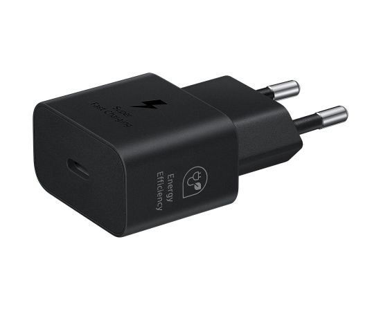 EP-T2510EBE + EP-DN980BBE Samsung USB-C 25W Travel Charger + USB-C Data Cable Сетевое зарядное устройство для путешествий + USB-C дата-кабель / чёрный Зарядные устройства