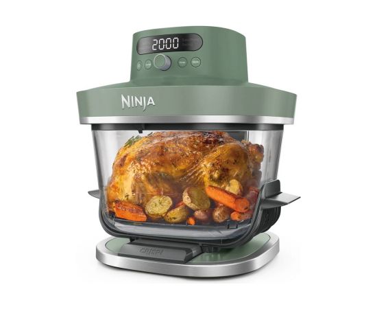 NINJA 5-in-1 XL Glass Air Fryer AS090EUGN Crispi Pro Power 2050 W Capacity 5.7 L Moss Green Воздушные котлы (AirFryer)