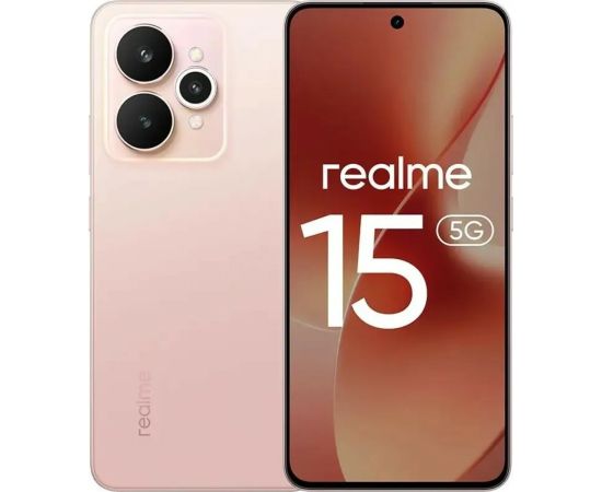 (Ir veikalā) Realme 15 5G 12/512Gb Silk Pink (RMX5106) Mobilie telefoni