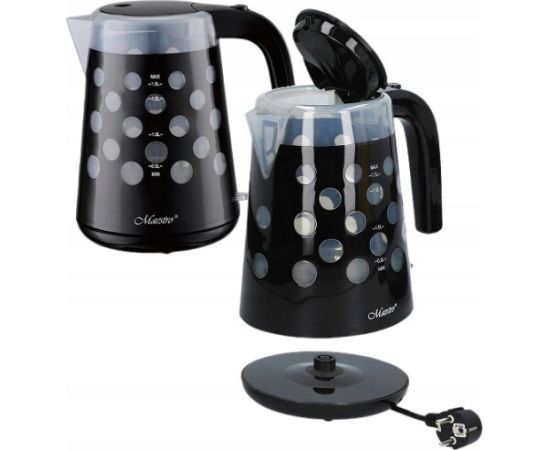 Czajnik elektryczny 1,7L 2200W MR-045-BLACK MAESTRO Tējkannas (elektriskās)