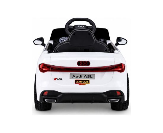 Lean Cars Audi A5L HL788 White Battery-Powered Vehicle Jaunumi, Bērnu preces