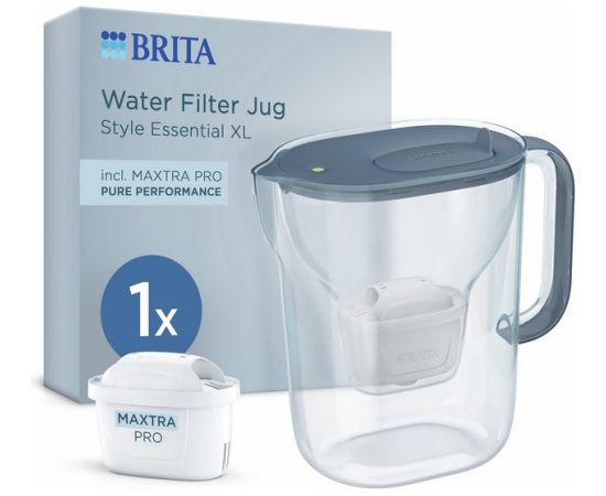 Brita Style filtra XL krūze, 3,6L, stone blue - STYLE-BLUE Citi virtuves piederumi