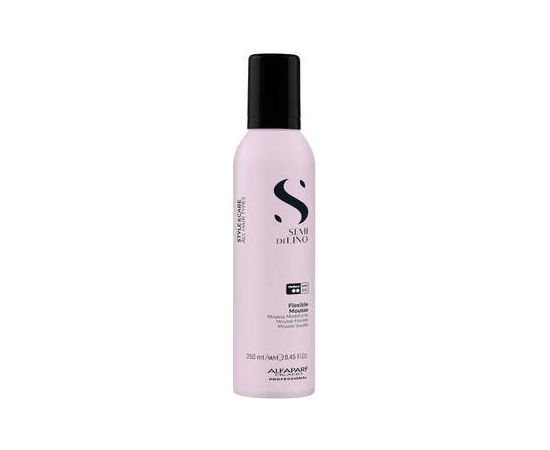 Alfaparf Semi Di Lino Style&Care Flexible Mousse - Lehká pěna pro pružný styling, lesk a ochranu vlasů 250ml Smaržas - NESAKĀRTOTS
