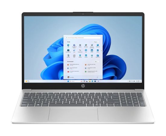 HP 15-fc0057 15.6'' FHD Touch AMD Ryzen 7 7730U 16GB 512GB SSD W11H, Natural Silver Portatīvie datori