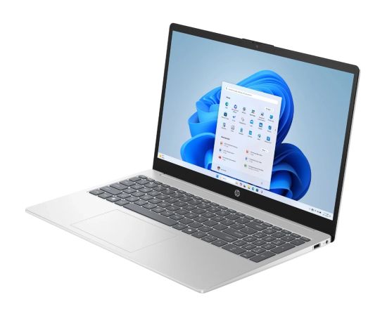 HP 15-fc0057 15.6'' FHD Touch AMD Ryzen 7 7730U 16GB 512GB SSD W11H, Natural Silver Portatīvie datori