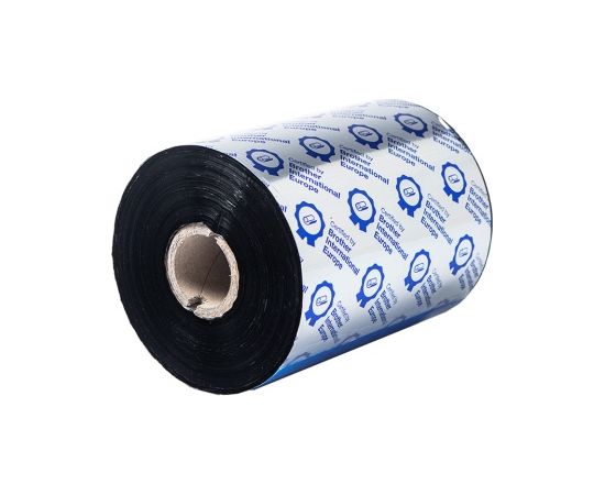 Brother BWS-1D600-110 Standard Wax Thermal Transfer Ink Ribbon 110mm x 600m, Black Tintes printeru izejmateriāli
