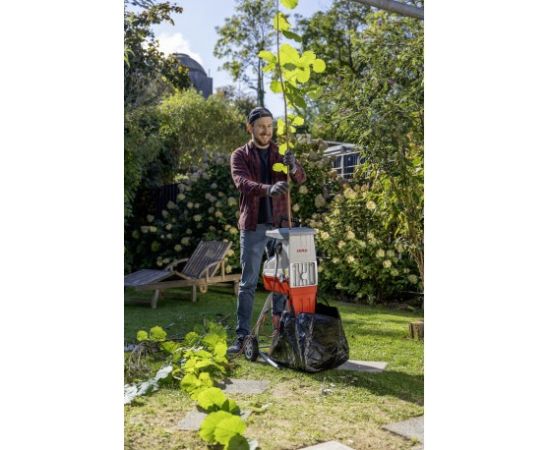 Ikra elektriskais klusais zaru smalcinātājs 3000 W, zariem līdz 44 mm, ILH 3000 S Zaru smalcinātāji