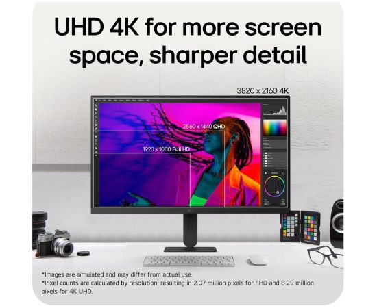 LCD Monitor LG 27 " 3840 x 2160 pixels 4K Ultra HD Native aspect ratio 16:9 LCD Flat 27U710B-B LED / LCD мониторы