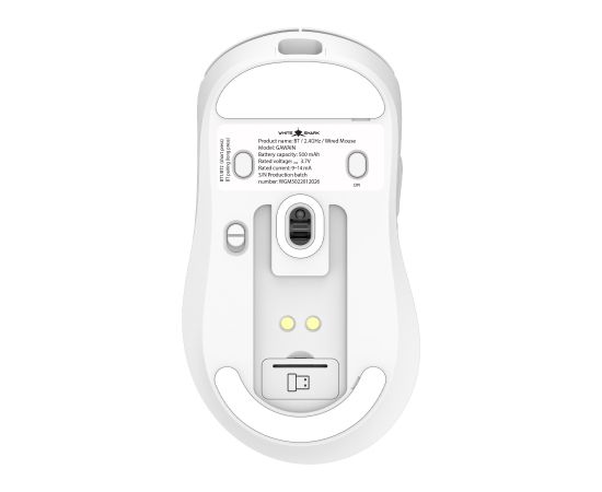 White Shark GAWAIN-W 500mAh/12000DPI/56g, White Мыши