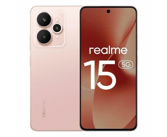 (Ir veikalā) Realme 15 5G 12/256Gb Silk Pink (RMX5106) Mobilie telefoni