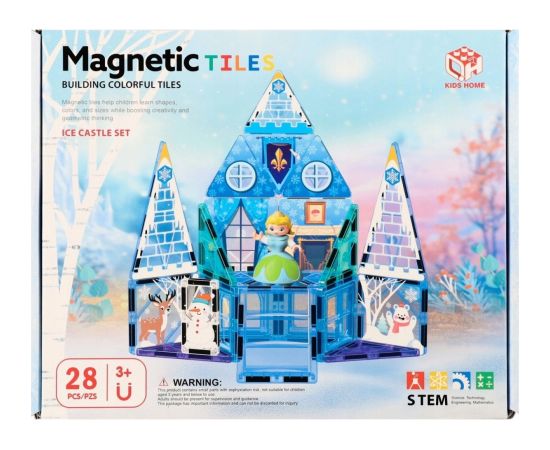 Mega Creative KLOCKI MAGNET ZAMEK 28EL 25X20X6 MC PUD 24 Конструкторы