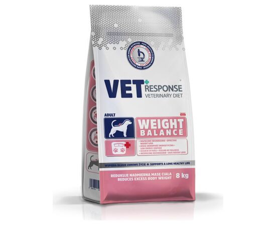 VET RESPONSE WEIGHT-BALANCE karma dla psa 8 kg Uzkodas sunim