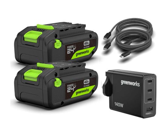 Akumulatori Greenworks K2D8NNAA1; 24 V; 2x4,0 Ah akum. Аккумуляторы