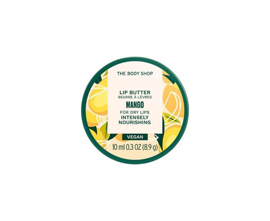 The Body Shop Mango Lip Butter - Vyživující a ochranný balzám na rty 10ml Smaržas - NESAKĀRTOTS