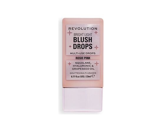 Makeup Revolution Bright Light Pink Rosie Blush Drops - Tekutá tvářenka 23 ml Smaržas - NESAKĀRTOTS