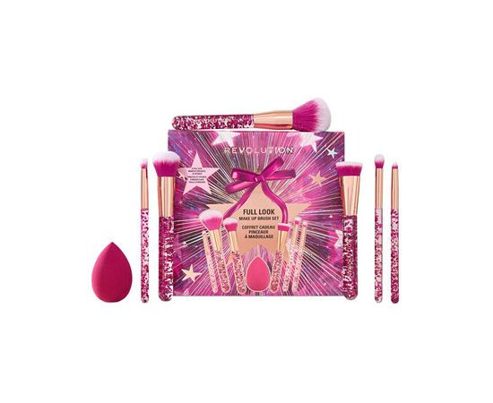 Makeup Revolution Beauty Full Look Makeup Brush Gift Set - Dárková sada Kосметические средства