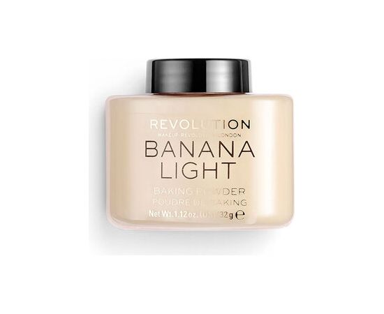 Makeup Revolution Loose Baking Powder Banana Light - Transparent powder 32.0 g Kосметические средства