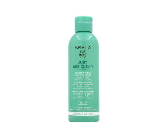 Apivita Just Bee Clear Pore Minimizing Purifying Lotion - Pleťová voda na rozšířené póry a černé tečky 200ml Smaržas - NESAKĀRTOTS