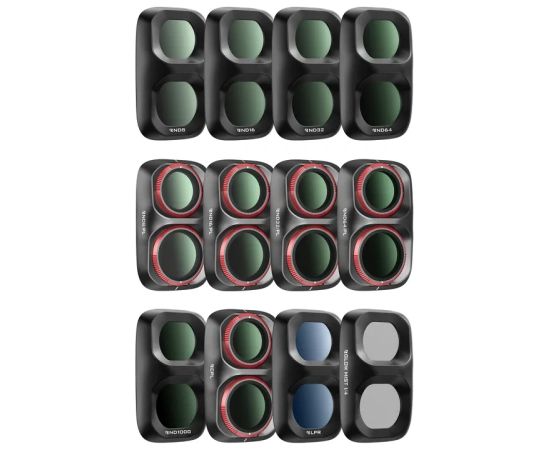 Freewell Filter Set for Osmo Pocket 4P, 12-piece set Sporta kameru aksesuāri