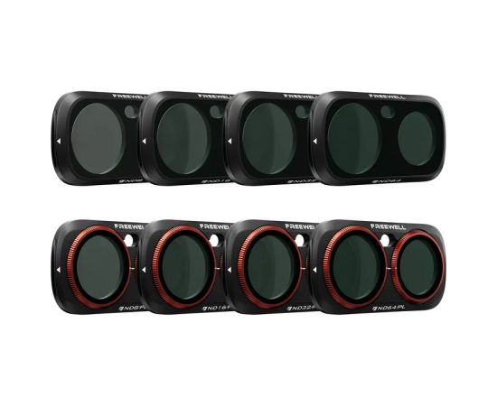 Freewell Filter Set for Insta360 Luna Ultra All Day (8-piece set) Sporta kameru aksesuāri