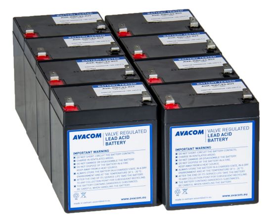 Avacom Akumulatoru komplekts UPS 12V/8x6Ah (AVA-RBC43-KIT) Новинки Компьютерная техника