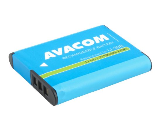 Akumulators AVACOM Olympus Li-50B Li-Ion 3.7V 700mAh 2.6Wh Новинки Компьютерная техника