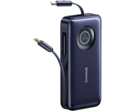Powerbank Baseus EnerCore CR11 Retractable 20000mAh 100W Cosmic Black Jaunumi - Datori