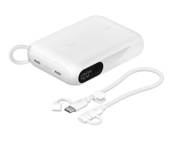 Belkin BOOST CHARGE Power Delivery Powerbank 10.000mAh, white Jaunumi - Datori