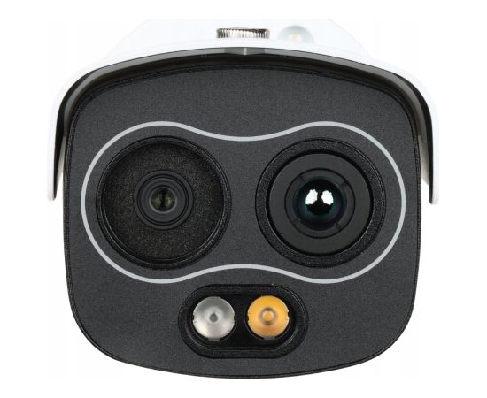 Hibrīdā termālā IP kamera DAHUA TPC-BF1241-B10F12-DW-S8 — 10 mm termiskā 960p, 12 mm optiskā 4 MP Video novērošanas kameras