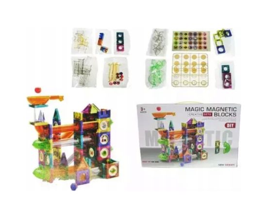Hipo Klocki magnetyczne tor dla kulek126el H13445 41569 Konstruktori 