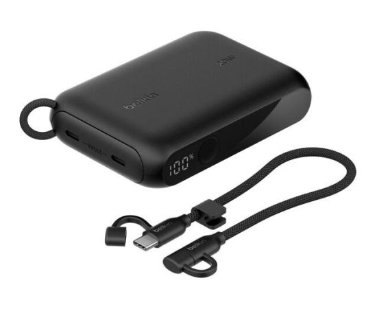 Powerbank Belkin Powerbank 10.000mAh Display PD 20W USB-C BPB027hqBK Jaunumi - Datori
