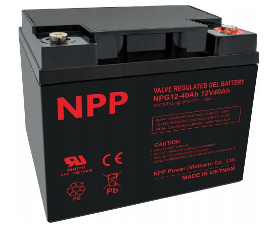 Akumulators brightsign Battery 12V 40Ah Pb GEL (gel) T14(M6) NPP Jaunumi - Datori