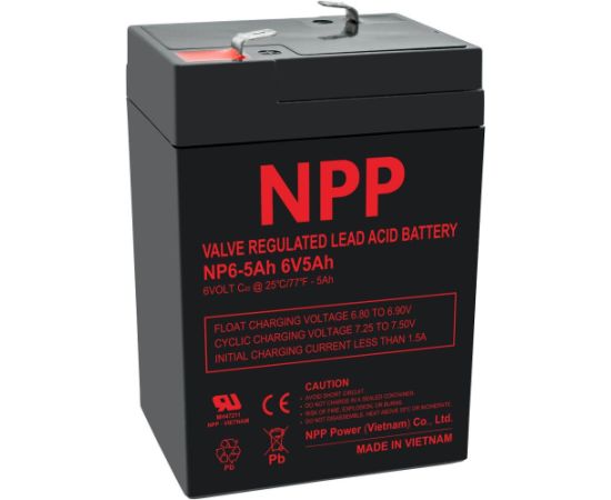 Akumulators brightsign Battery 6V 5Ah T1(F1) Pb AGM NPP Jaunumi - Datori