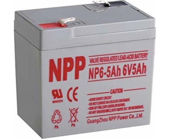 Akumulators brightsign Battery 6V 5Ah T1(F1) Pb AGM NPP Jaunumi - Datori