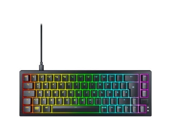 CHERRY Keyboard Xtrfy K5V2 RGB Compact Gaming MX2A RED [DE] black +++ 65%-Format, Hot-Swap-fähige Switches Jaunumi - Datori