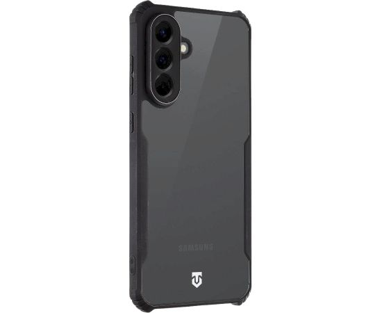 Tactical Quantum Stealth Cover Aizsargapvalks priekš Samsung Galaxy A56 5G / caurspīdīgs/melns Neoriģinālie Maciņi