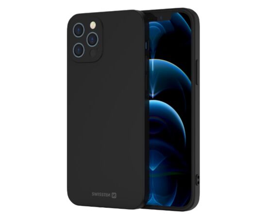 Swissten Soft Joy Silikona vāciņš priekš Apple iPhone 11 Black Neoriģinālie Maciņi