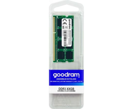 Goodram GR1600S364L11S/4G 4GB  Operatīvās atmiņa RAM Operatīvā atmiņa