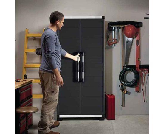 Keter Skapis XL Garage Tall Cabinet 89x54x188cm melns Darbagaldi un darbnīcu mēbeles 