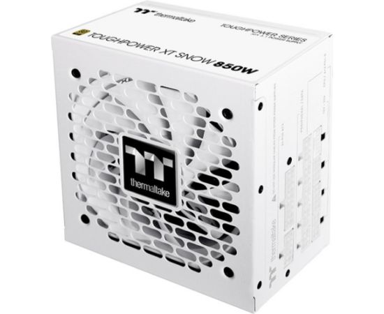Thermaltake Toughpower XT 850W Snow (white, 1x 12-pin high power GPU, 4x PCIe, cable management, 850 watts) Datoru barošanas bloki