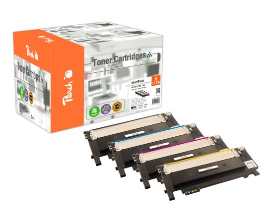 Peach Toner Saver Pack 112346 (compatible with HP 117A (W2070A, W2071A, W2072A, W2073A)) Lāzerprinteru izejmateriāli
