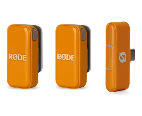 Rode Microphones Wireless Micro USB-C, microphone orange Jaunumi - Audio-Video