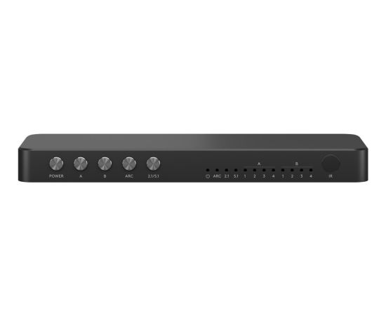 Goobay HDMI Matrix Switch 4 to 2 (4K @ 60Hz), HDMI Splitter (black) Dažādi vadi