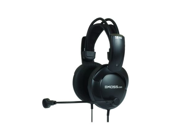 Koss Headphones SB40 Wired On-Ear Microphone Black Наушники