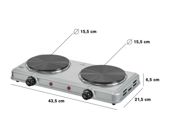 ELDOM ELECTRIC COOKER GK23 DOPPO Электропечи и плитки