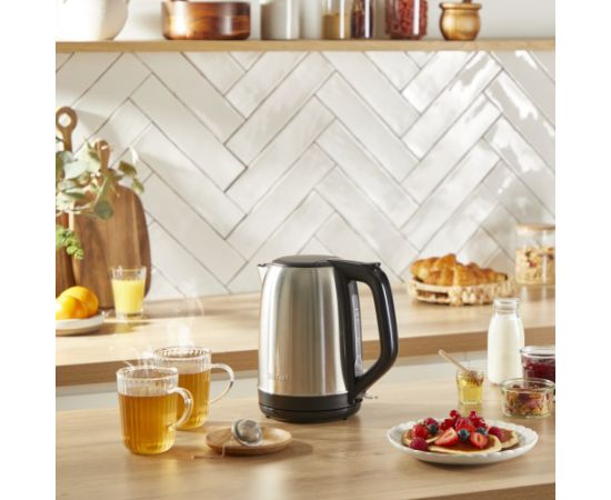 Tefal Subito KO5S0DE0 electric kettle 1.7 L 2400 W Black, Stainless steel Tējkannas (elektriskās)
