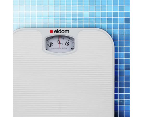 ELDOM PERSONAL MECHANICAL SCALE BR2016B WHITE Ķermeņa svari