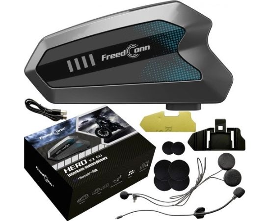 FreedConn HERO V2 EU motorcycle intercom Bluetooth austiņas