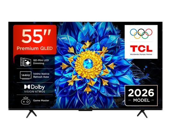 TCL P8L 55P8L TV 139.7 cm (55") 4K Ultra HD Smart TV Wi-Fi Black 450 cd/m² Televizori